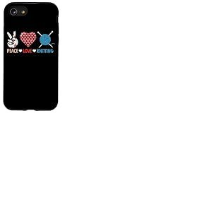 Peace Love Aiguilles à tricoter Coque pour iPhone SE (2020) / 7 / 8
