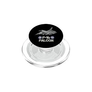 Avion de Combat de l'arm&eacute;e de l'air am&eacute;ricaine F16 Falcon PopSockets PopGrip pour MagSafe