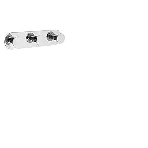 Smedbo YK359 Time Triple Crochet Laiton/Cuivre/Zinc Argent 19,5 x 2,5 x 4,5 cm