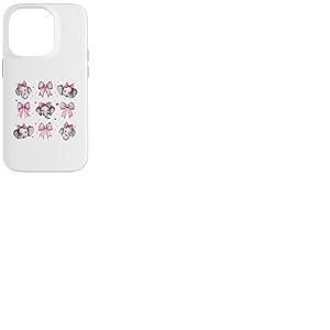 Éléphant Animal Fille Coquette Noeud Rose Maman Maman Coque pour iPhone 14 Pro