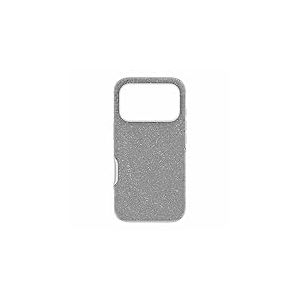 Swarovski Coque High pour iPhone, Cristaux argent&eacute;s Scintillants, Compatible avec Les chargeurs Apple Officiels, &eacute;tui de Protection raffin&eacute;, Compatible avec iPhone 17 Pro, Ton argent&eacute;