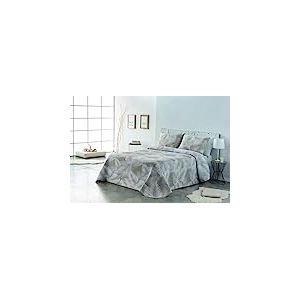 VIALMAN Couvre-lit bouti l&eacute;ger Sofia 30 pour lit simple de 90 cm, couvre-lit de 90 cm, taille couvre-lit 180 x 270 cm, couleur taupe