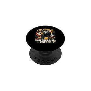 Drapeau Colombie Café Garçons Filles Colombian Gear Drapeau Columbia PopSockets PopGrip Adhésif