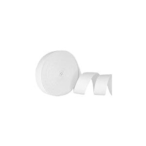 Trimz Rouleau de 10 m de Toile en Coton Blanc mélangé de 30 mm