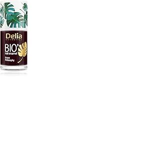 Delia Cosmetics - Vernis &agrave; ongles Bio Green - Adapt&eacute; aux v&eacute;g&eacute;taliens - Couvrance et brillance parfaites - Application facile et rapide - Ingr&eacute;dients naturels - Couleur longue dur&eacute;e jusqu'&agrave; 6 jours -