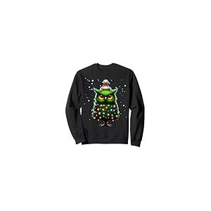 Hibou Arbre De Noël Hibou Arbre De Noël Décoration Joyeux Sweatshirt