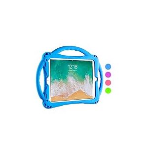 TopEsct Coque Enfant pour iPad 9.7 Pouces, &Eacute;tui Antichoc pour iPad 6, iPad 5, iPad Air 2, iPad Air 1, iPad Pro 1, Protection Maximale, Tr&egrave;s R&eacute;sistante en Silicone (Bleu)