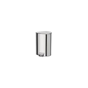 Joseph Joseph EasyStore Luxe Poubelle de Cuisine, 5L, en Acier avec Pédale 5 litres avec Rangement pour Sacs, Couvercle, Fermeture en Douceur, Seau Intérieur Amovible, Salle de Bains, Bureau