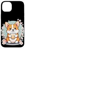 Mignon dessin animé Corgi Coque pour iPhone 14 Plus