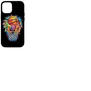 Color&eacute; Joueur de Basket Panier Panier Coque pour iPhone 12/12 Pro