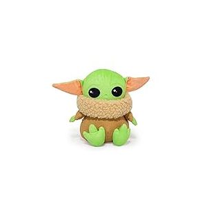 Buckle-Down Jouet pour Chien Mandalorien en Peluche Star Wars l'enfant Assis Pose Assis, Baby Yoda, 20,3 x 20,3 cm (DTPT-SWBIF) pour Toutes Les Races
