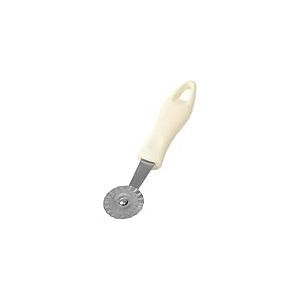 Agyo Roue à découper crantée 18 × 3,5 cm - Lame en acier inoxydable et poignée ergonomique en PP, idéale pour raviolis, tartes et feuilletées