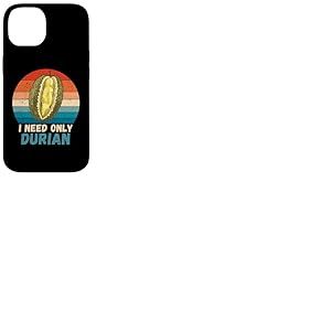 Durian rétro Vintage I Need Only Food Lover Coque pour iPhone 14