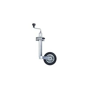 Roue jockey diamètre 200mm - Bride de fixation diamètre 48mm