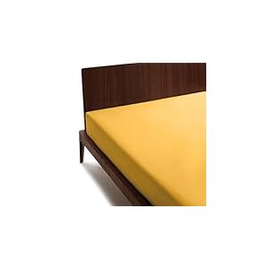 GUZZINI Classic - Drap Housse 175x200 Coton Percalle 100% Certifié OekoTex Frais Respirant, Surmatelas 2 Personnes 1 Pièce, Draps Housses Protège Matelas Haut 30cm et Angles Élastiques, Dessus de Lits