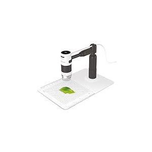 Microscope numérique USB Magnificateur Agrandisseur Atlantis E45-MS725, Résolution UXGA 1600x1200. Double feu, grossissement 60x et 250x. Réglage millimétrique Hauteur et Longueur, PC, Mac Android