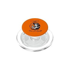 Halloween Vintage Sorcière Pin Up Girl Come In For A Spell PopSockets PopGrip pour MagSafe