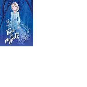 Comar La Reine des neiges 2 Elsa true to myself &ndash; Dimensions : 50 x 70 cm &ndash; Impression sur toile (sans cadre) Disney