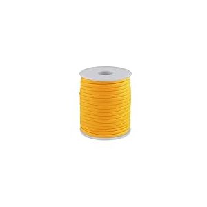 cyclingcolors 1x Cordon Cordelette Tressée 4 mm 25 m polypropylène Bracelet Pendentif Bijoux Collier Laisse Lacet Ceinture décoration Couture, Jaune d'œuf