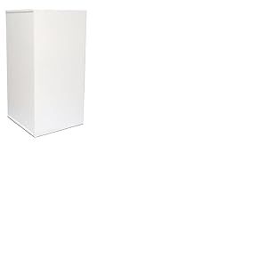 Amtra Support Nano Cube 30 White – Meuble en Bois pour Aquariums, 30 x 30 x 90 cm, Blanc, Base Universelle avec étagère, Montage Facile, Style Classique et Essentiel, adapté à Tous Les Meubles