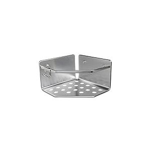 TATAY Etagere Salle de Bain sans Percage d&rsquo;Angle Aluminium | avec Vis et Syst&egrave;me Quick Fix | Anti-humidit&eacute; | Design Moderne | &Eacute;vacuation Rapide | 20 x 12 x 20 cm &ndash; Mod&egrave;le Serenity &ndash; Argent