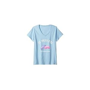 Femme Je peux pas, j'ai soir&eacute;e pyjama T-Shirt avec Col en V