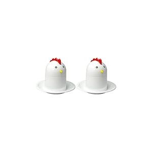 GSD 01050 Coquetier et Son Coupe Coquille (Lot de 2)