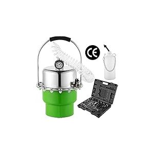Mophorn Purgeur Liquide de Frein Automatique!!! 5L, Purgeur de Frein Pneumatique en Acier, Purgeur de Frein et d’Embrayage Pression 0-10 Bar, avec Manomètre Précis