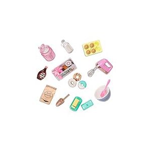 Glitter Girls - Ensemble de Cuisson pour Donuts GG - Ensemble de Cuisson pour Beignets - Jouer à la Nourriture, au mixeur et aux Accessoires de Cuisine - 3 Ans et +