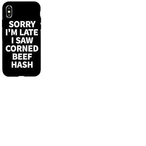 Corned Beef Hash Apparel - Design Fantaisie Amusant pour Les Amateurs de haschisch Coque pour iPhone X/XS