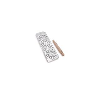 Imperia Raviolamp Ligne Classique. Moule à raviolis Fabriquè en Italie. Accessoire pour Machine à pâtes. Accessoire de Cuisine pour pâtes fraîches. avec Rouleau à pâtisserie (18 tortelli classici)