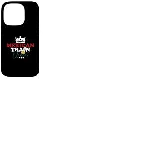 Dominos Lover Jeu de domino amusant Train mexicain Reine Coque pour iPhone 14 Pro