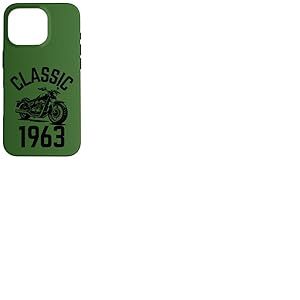 Classique 1963 avec moto Coque pour iPhone 16 Pro