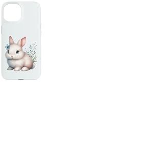 Illustration de Lapin Prairie Coque pour iPhone 15