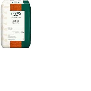 Fuchs Professional - Curry rouge, &eacute;pic&eacute; | Assaisonnement &eacute;pic&eacute; pour plats tha&iuml;landais | qualit&eacute; professionnelle pour les gros consommateurs | 1 kg dans un sac