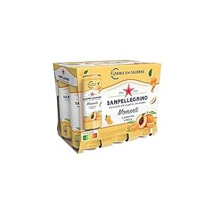 SANPELLEGRINO Momenti bois gazeuse aromatis&eacute;e cl&eacute;mentine peche - 4 packs de 6x33cl