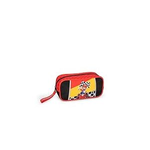 Franco Cosimo Panini Mario Kart Trousse d'école Officielle Mario Kart, Trousse rectangulaire Large, idéale pour Ranger la Papeterie, avec Fermeture à glissière Pratique, 22 x 11 x 8 cm, Multicolore,