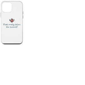 That Really Takes The Biscuit! Mots Britanniques dr&ocirc;les Mignons Coque pour iPhone 12 Mini