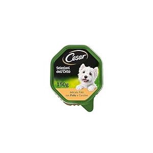 Cesar Sélections du Jardin Nourriture pour Chien avec Poulet, Carottes et Herbes de Provence, 14 x 150g