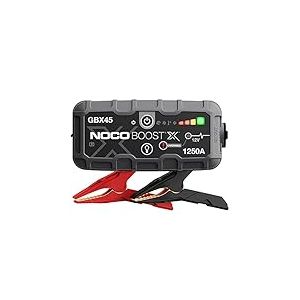 NOCO Boost X GBX45: Booster Batterie UltraSafe 1250A – Démarreur Lithium 12V Portable avec Powerbank et Chargeur USB – pour Moteurs Essence 6,5L et Diesel 4,0L