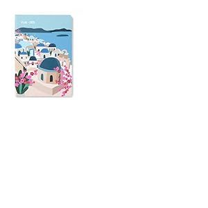 Letts of London Wanderlust Agenda semainier 2025 Format A5 Santorin