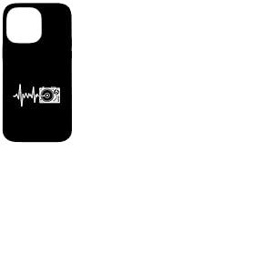 Platine Heartbeat DJ Vinyl Record Music Line Coque pour iPhone 14 Pro Max