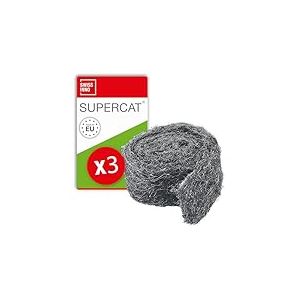 SWISSINNO Laine d'acier Stop Rongeurs Contre Les Souris, Rats, fouines, Insectes - Barrière Durable impénétrable Efficace à 100% - Maillage en Acier Inoxydable - Longueur 3x50cm