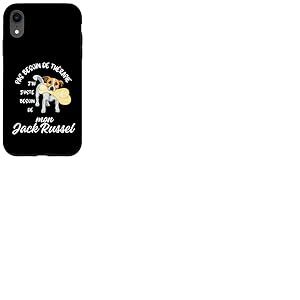 Jack Russel Cadeau Humour Chien Jack Russel Femme Homme Coque pour iPhone XR