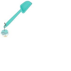 Birkmann Colour Kitchen Cuillère à pâte en silicone avec noyau en métal Turquoise 29 cm