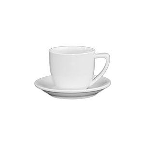 'Holst Porcelaine CF 003 FA3 Tasse à café Conform sur inférieure Uta, 0,22 l, Blanc, 14 x 14 x 8 cm