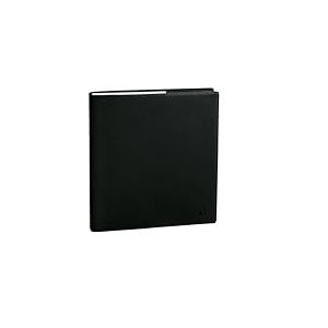 Quo Vadis - Agenda - 2025 - Exécutif - Semainier Planning - Français - Toscana - Noir - 13 mois de décembre à décembre - 16x16 cm - Papier Clairefontaine blanc - Fabrication française