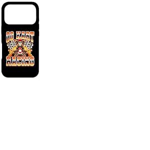 Go Kart Racing Go Kart Racer Go Karting Style années 90 Bootleg Coque pour iPhone 17 Pro