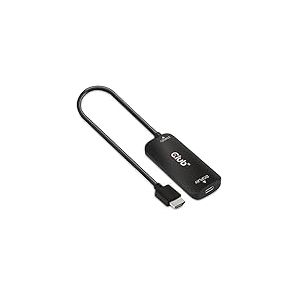 CLUB3D CAC-1336 HDMI™+ Micro USB vers USB Type-C 4K120Hz ou 8K30Hz M/F Adaptateur Actif