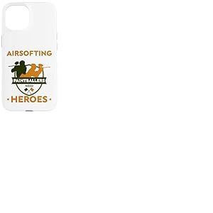 Airsoft Airsoft Paintball Joueur H&eacute;ros Arme Cadeau Coque pour iPhone 15